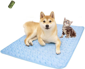 Summer Cooling Mat & Sleeping Pad, Safe Materials, Absorbs Water, Easy to Clean, Portable Cooling