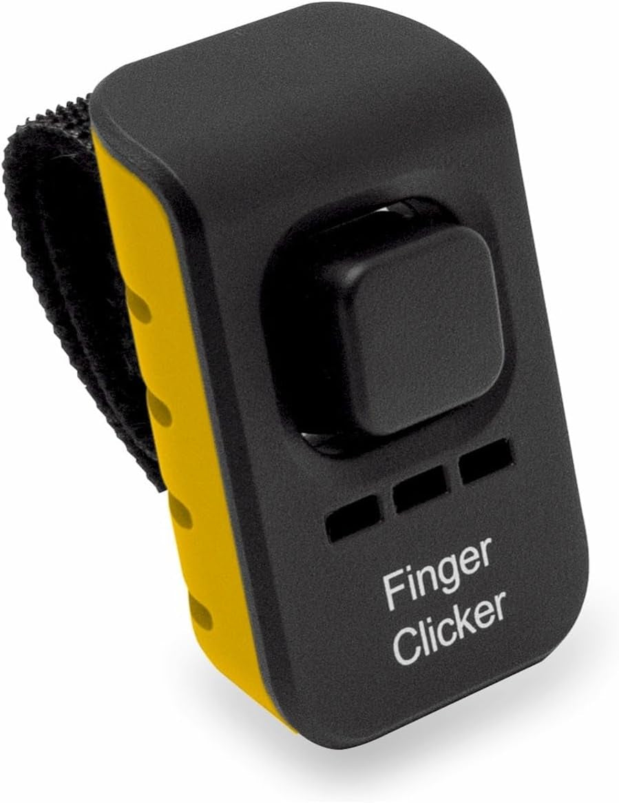 Educator Audible Dog Training Finger Clicker - Positive Reinforcement Tool, Red