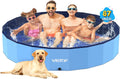 VISTOP XXL Foldable Dog Pool: Hard Plastic, Portable, 67
