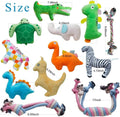 25-Pack Dog Toy Assortment for Small Dogs: Squeaky Plush & Rope Chew Toys