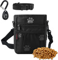 Dog Treat Pouch with Magnetic Closure, Built-In Poop Bag Dispenser, Includes Clicker, Hands-Free Design