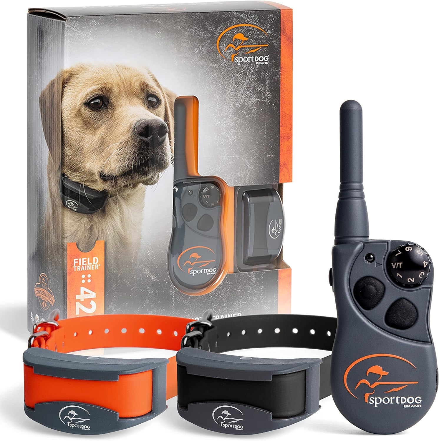 Sportdog Fieldtrainer 425X, Rechargeable Dog Training Collar, 500 Yard Range, Static/Vibrate/Tone