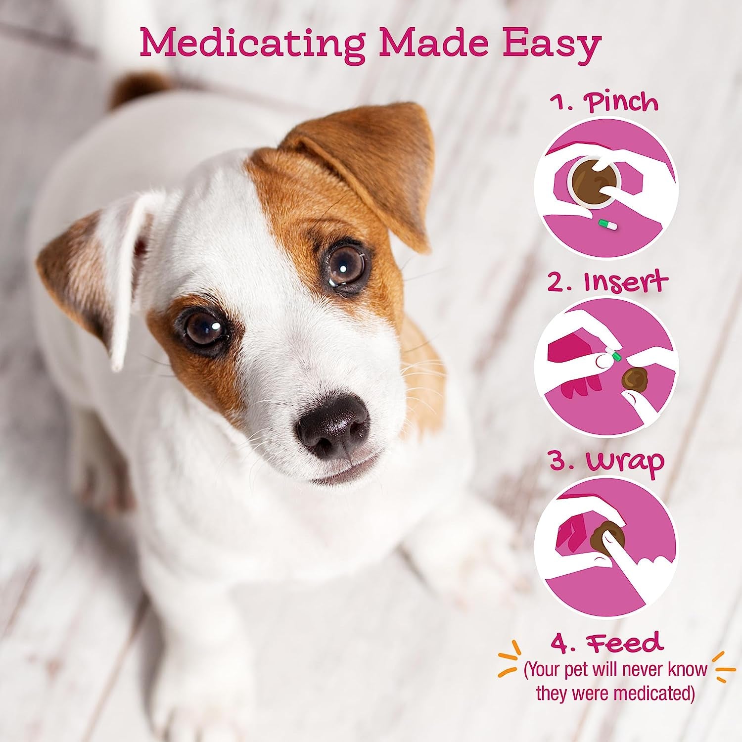 Riley's Cheese & Bacon Flavored Pill Wrap for Dogs - Pill Paste for Easy Medication Concealing
