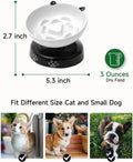 Elevated Slow Feeder Dog Bowl: Tilted Design for Dry and Wet Food