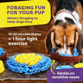 Hertzko Snuffle and Lick Mat Set with Spatula - Interactive Enrichment Toys for Dogs and Puppies