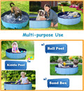 Portable Foldable Dog Pool, PVC, Suitable for Indoor & Outdoor Use, 32