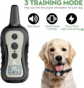 PATPET Dog Training Collar with Remote, Beep/Vibration/Shock, 1000 Ft Range, Rainproof