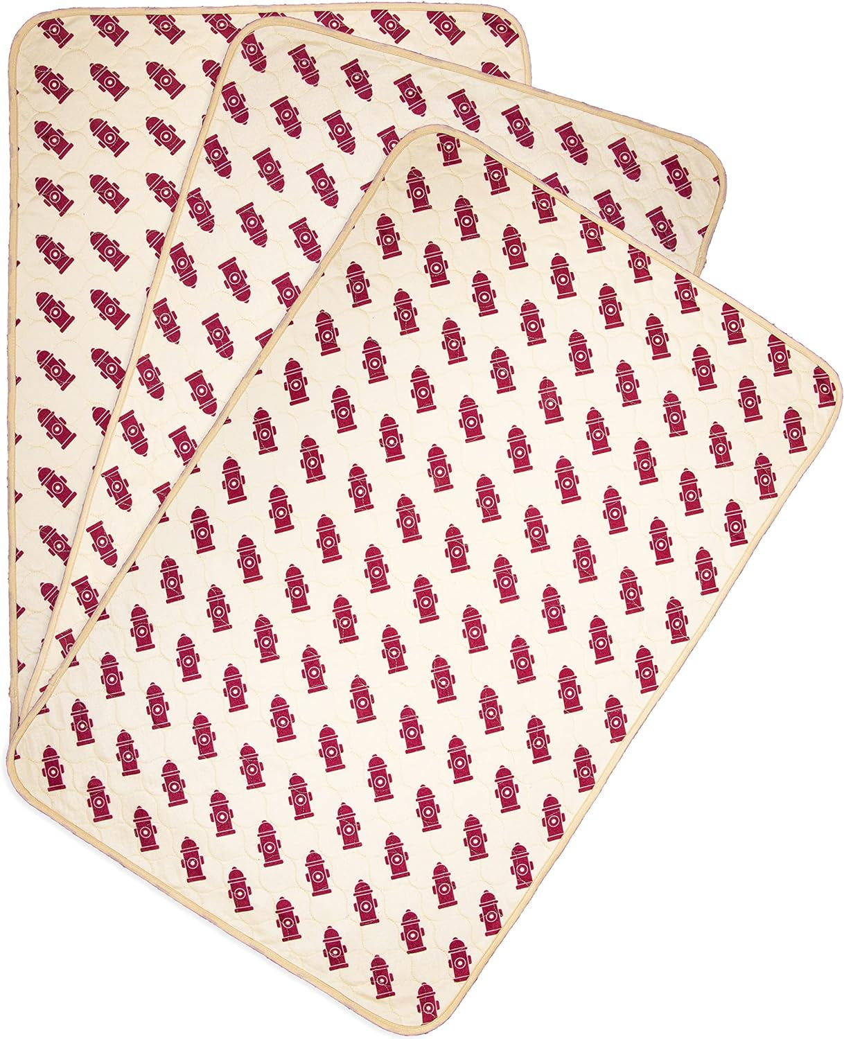 PET MAGASIN Reusable Washable Pet Pads - Highly Absorbent, Waterproof Bottom, Perfect for Crates & Training, 3 Pack