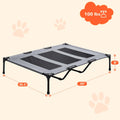 PRAISUN Large Outdoor Dog Bed - Elevated, Cooling, Portable with Oxford & Textilene Mesh