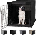 Gorilla Grip Heavy Duty Dog Crate Cover - Privacy Cover with Mesh Windows, Fits 30