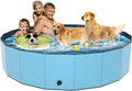 Foldable Medium Dog Pool, Collapsible Bath for Dogs & Kids, PVC, 40