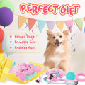 Pink Puppy Toys for Boredom - 23 Pack Puppy Chew Toys for Teething, Interactive Dog Toys for Puppies, Cute Small Dog Toys with Treat Ball, Squeaky Dog Chew Toys and Ropes