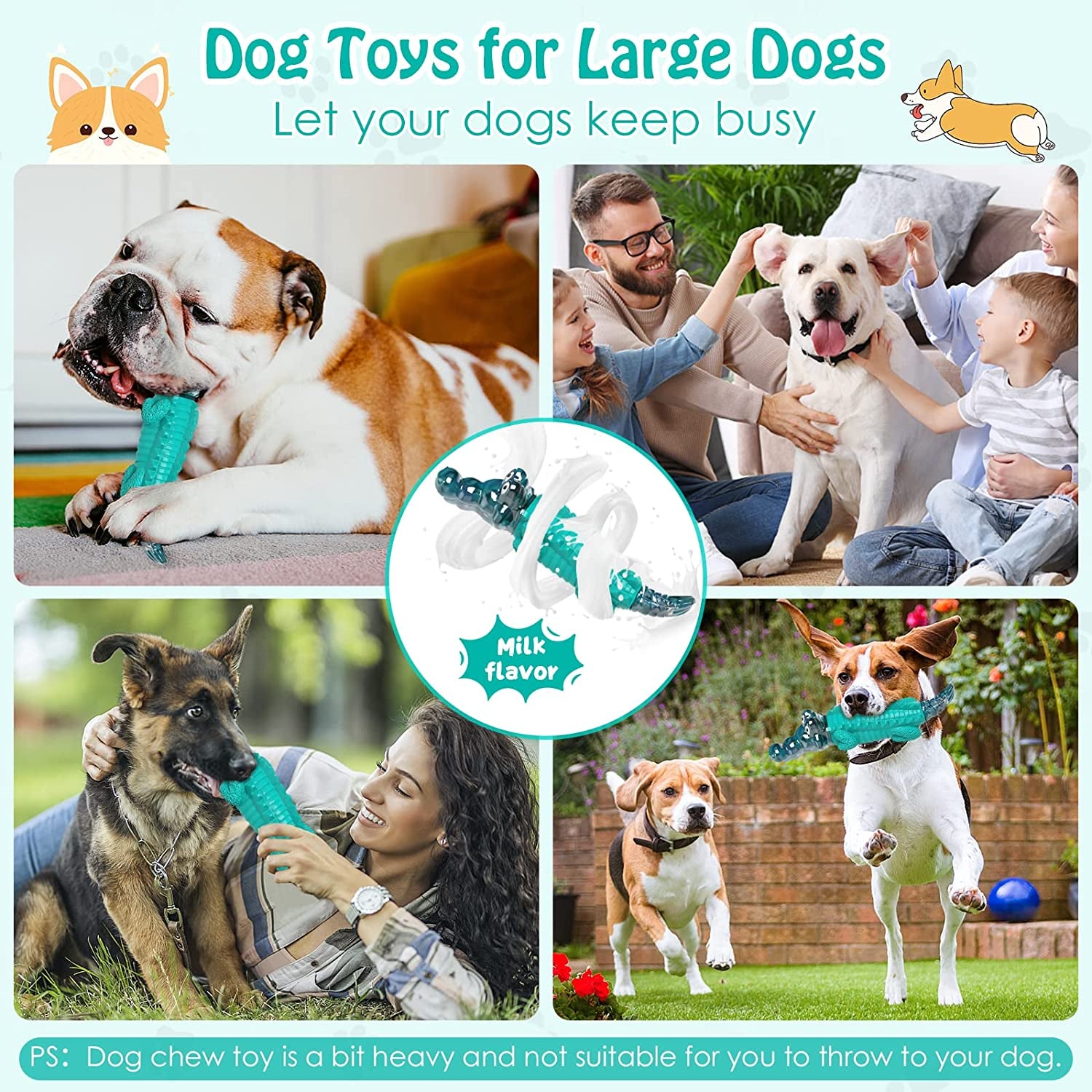 Indestructible Dog Toys for Large Aggressive Chewers: Tough, Long-Lasting to Keep Them Busy