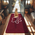 Absorbent Dog Door Mat for Muddy Paws, Non-Slip & Quick Dry Chenille, Washable, Traps Dirt & Moisture