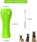 Nearly Indestructible Dog Chew Toy, Squeaky, for Large & Medium Aggressive Chewers