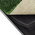 PETMAKER Artificial Grass Puppy Pee Pad with Tray – Reusable Multi-Layer Dog Potty Training Pad for Small Dogs