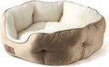 Multi-Pet Round Bed for Small Dogs: Extra Soft, Water-Resistant, Machine Washable, 20