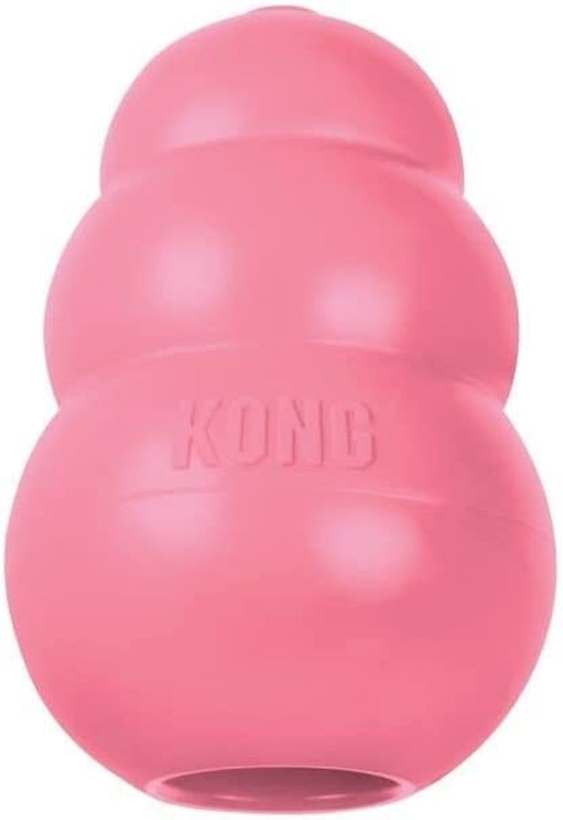 KONG Puppy Teething Chew Toy, Stuffable, Pink - Small Puppies