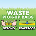 Strong Leak-Proof Dog Waste Bags - Blue Disposable Dog Poop Bags for Easy Pet Cleanup