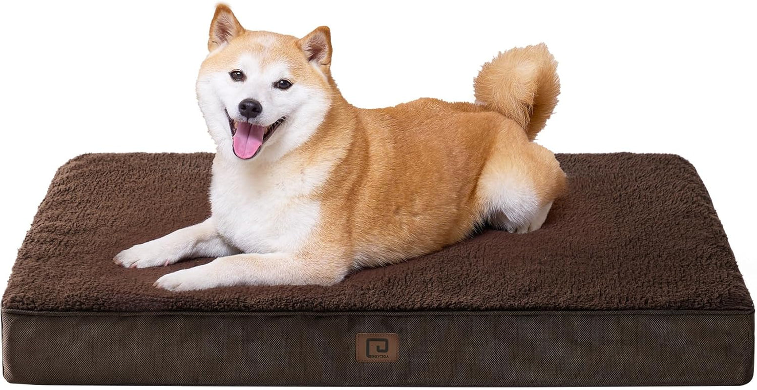 XL Orthopedic Dog Bed: Removable Washable Cover, Crate Compatible - Various Sizes & Colors