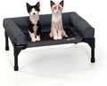 K&H Pet Products Bolster Dog Cot - Cooling, Elevated Bed with Removable Bolsters, Large 30