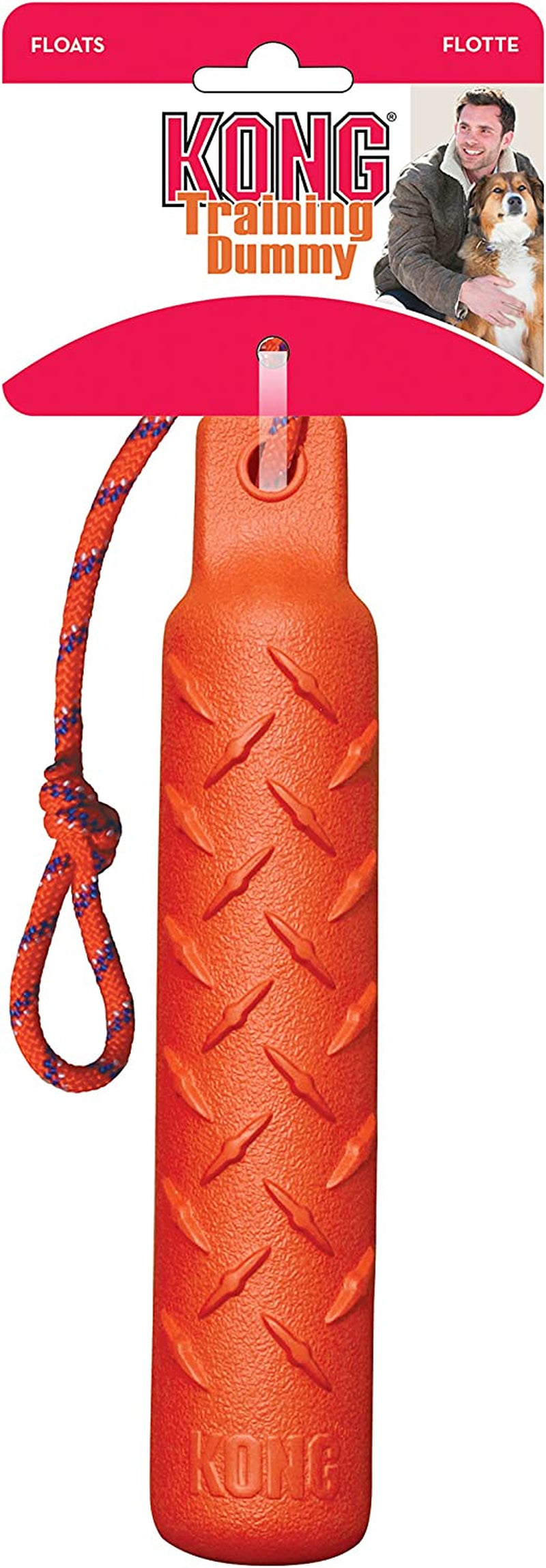 KONG Dog Training Dummy – Floating Water Fetch Toy for Large Dogs, Perfect for Play and Training, Durable & Lightweight