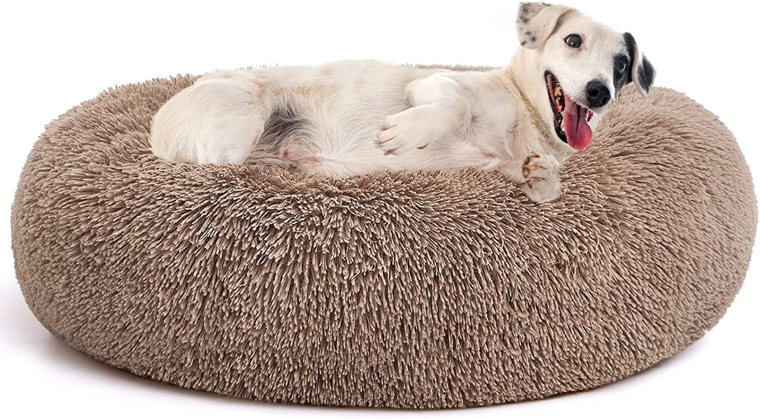 Perpets Donut Cuddler Dog Bed - Orthopedic, Ultra Soft, Washable, Rounded Shape