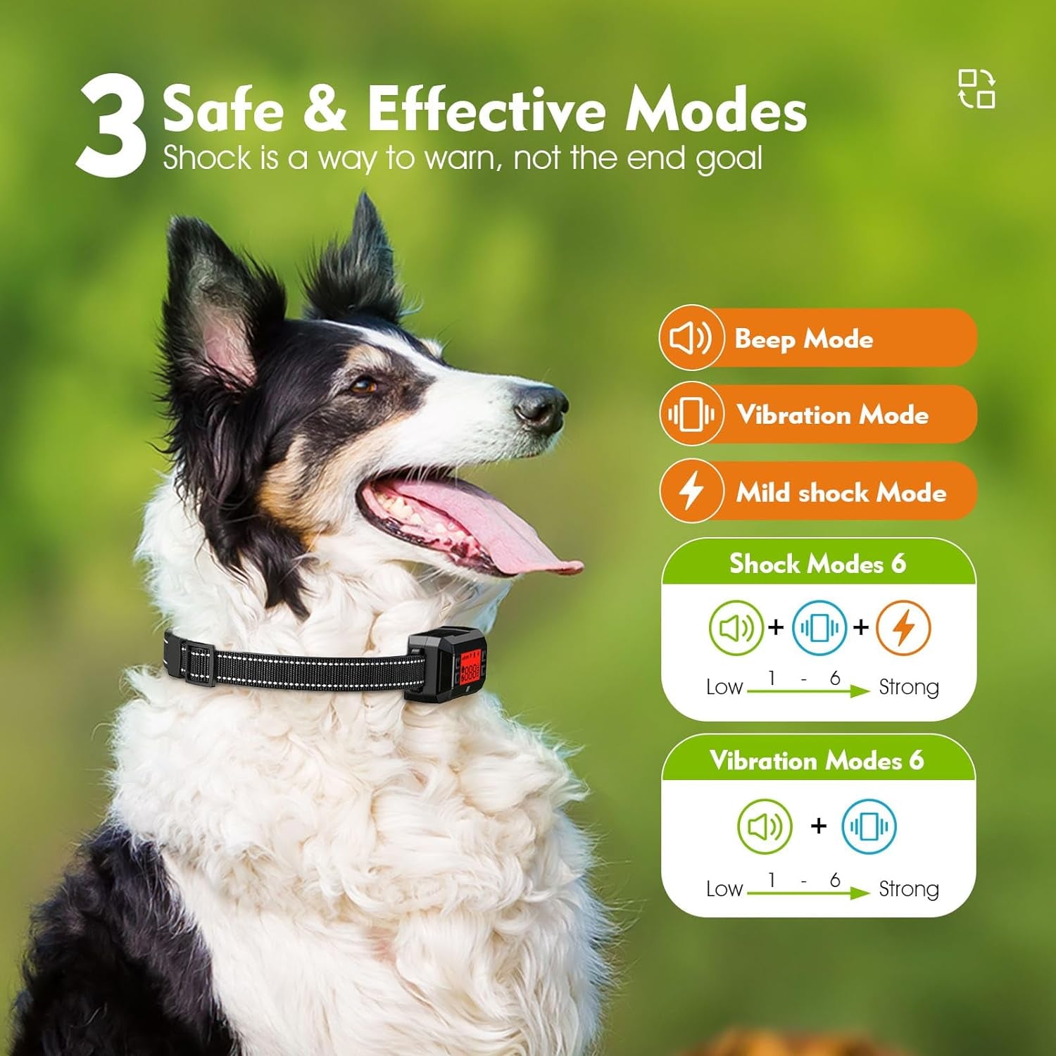 Electric Fence with GPS Dog Collar – Adjustable Smart Wireless Dog Fence System, Waterproof, 33-999 Yard Range for Most Dog Breeds