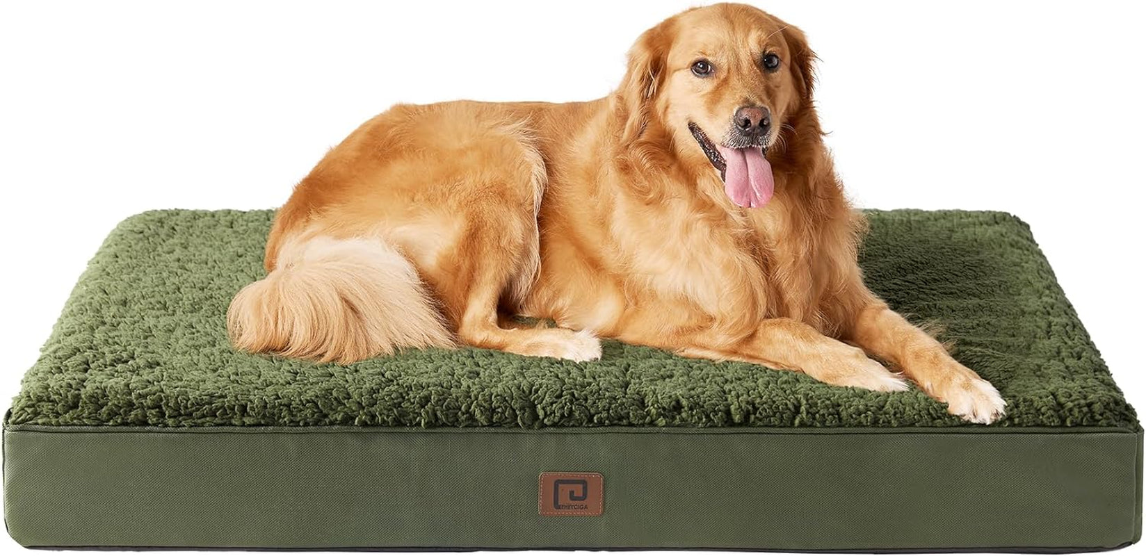 XL Orthopedic Dog Bed: Removable Washable Cover, Crate Compatible - Various Sizes & Colors