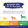 Pupgrade Anxiety Chews for Dogs - Meat Flavored Soft Chews, Natural Ingredients