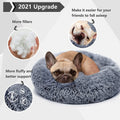 Small Calming Dog Bed - Anti-Anxiety, Washable, Fluffy, Waterproof, Anti-Slip Base