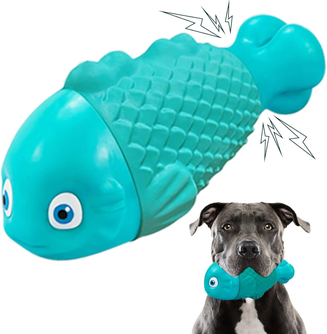 Dog Chew Toys for Aggressive Chewers, Indestructible Dog Toys for Aggressive Chewers, Tough Dog Toys for Large Dogs, Squeaky Dog Toys, Strong Dog Toys, Super Chewer, Heavy Duty