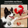 Durable Nylon Crab Dog Toy - Bacon Flavor for Aggressive Chewers, Interactive Toy for Medium/Large Dogs