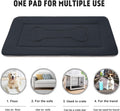 Joicyco Medium/Large Dog Bed, Soft Crate Pad, 36 in, Non-Slip, Washable - Dark Gray