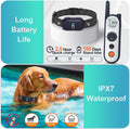 Wireless Dog Fence for 2 Dogs – 3500ft Range Electric Fence with Rechargeable Dog Shock Collar, 3 Training Modes, Flash Light, Waterproof