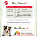 SPOT Bam-Bones Plus T-Bone for Dogs Under 60Lbs: Durable, Non-Splintering Chew Toy, Beef Flavor