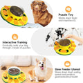 Interactive Slow Feeder Dog Puzzle Toys: 2-Level IQ Enhancing Treat Dispenser for All Breeds