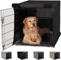 Gorilla Grip Heavy Duty Dog Crate Cover - Privacy Cover with Mesh Windows, Fits 30