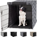 Gorilla Grip Heavy Duty Dog Crate Cover - Privacy Cover with Mesh Windows, Fits 30