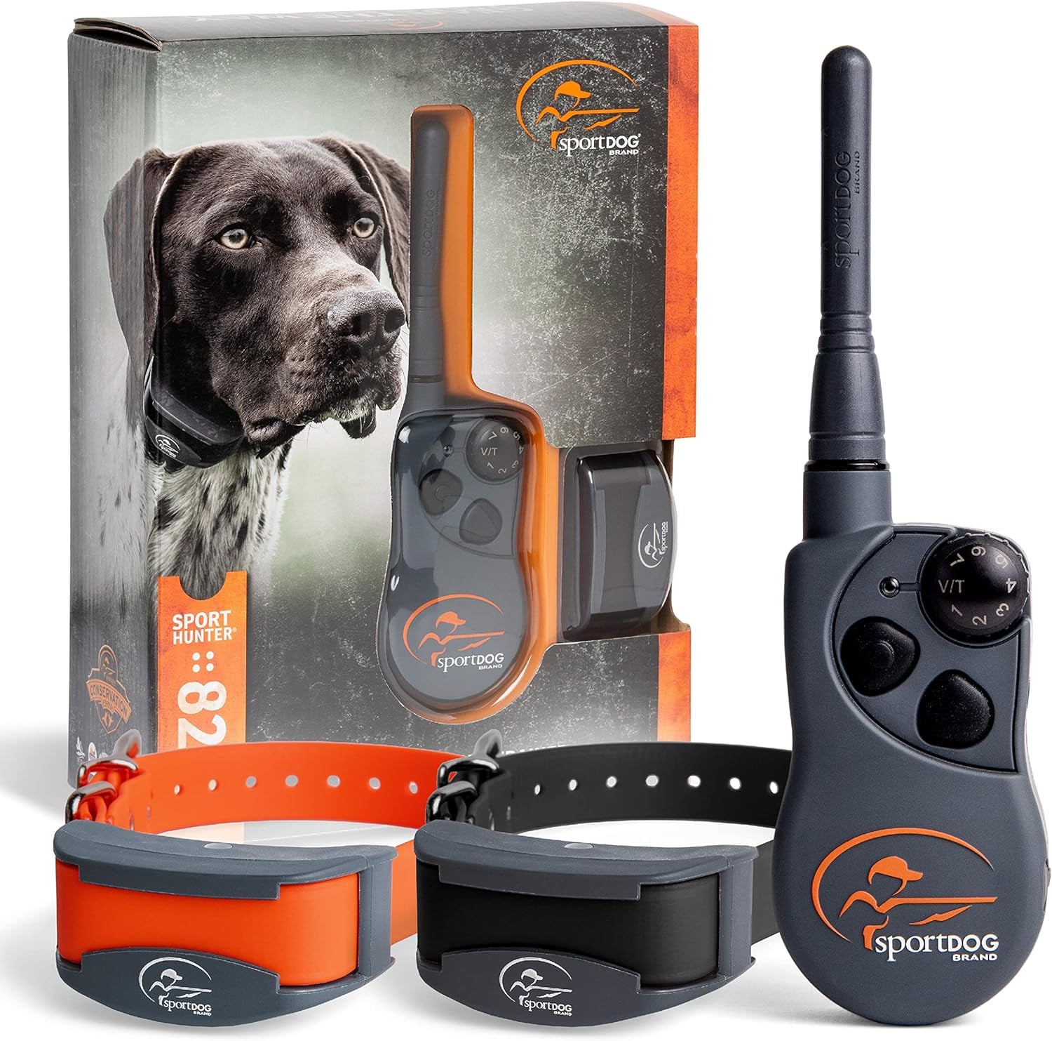 Sportdog Brand Sporthunter 825X - 1/2 Mile Range, Shock/Vibrate/Tone, Rechargeable Dog Training Collar