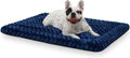 Reversible Dog Bed Mat: Washable, Soft Fluffy Kennel Pad, 35x22 Inch, Gray