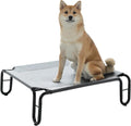 Elevated Outdoor Dog Bed, Raised, Waterproof, Breathable Teslin Mesh, Non-Slip, Up to 65lbs