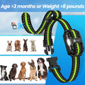 Multi-Mode Waterproof Dog Training Collar with Remote: Beep, Vibration, Shock, Light