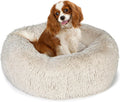 Small Calming Dog Bed - Anti-Anxiety, Washable, Fluffy, Waterproof, Anti-Slip Base