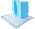 Leak-Proof Puppy Pee Pads with 5-Layer Quick-Dry Surface – Standard Absorbency Potty Training Pads, Various Quantities in Blue & White