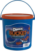 Chuckit! Ultra Ball Medium 8-Pack with Cleaning Bucket: Durable Dog Toy Set