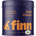 Finn All-In-1 Dog Multivitamin – Daily Soft Chews with Probiotics, Omega-3s, Glucosamine for Gut, Joint, Immune & Heart Health, 90 Chews