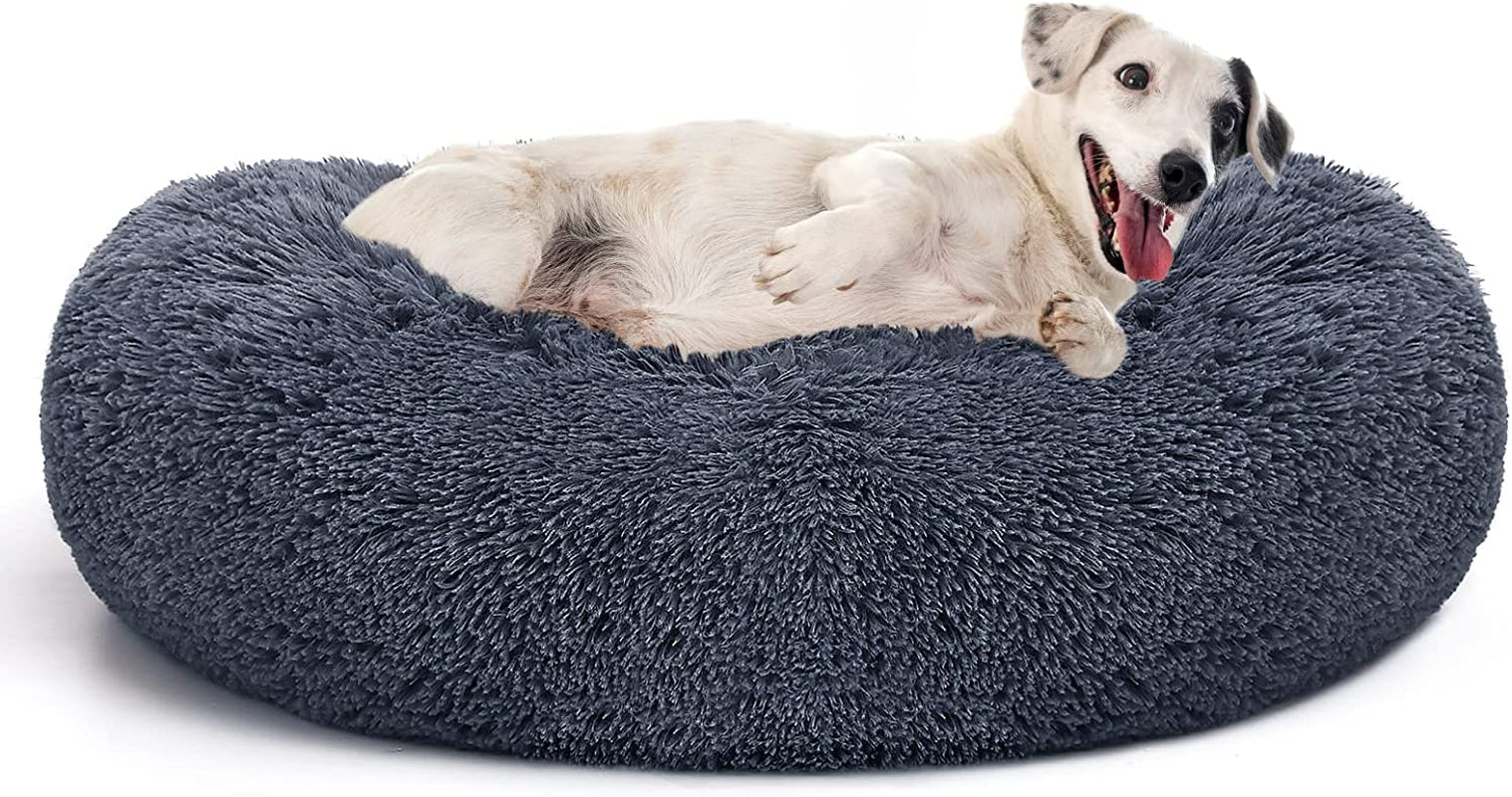 Perpets Donut Cuddler Dog Bed - Orthopedic, Ultra Soft, Washable, Rounded Shape