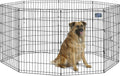 Midwest Foldable Metal Dog Exercise Pen – Portable Pet Playpen, Durable & Secure Outdoor/Indoor Dog Exercise Enclosure