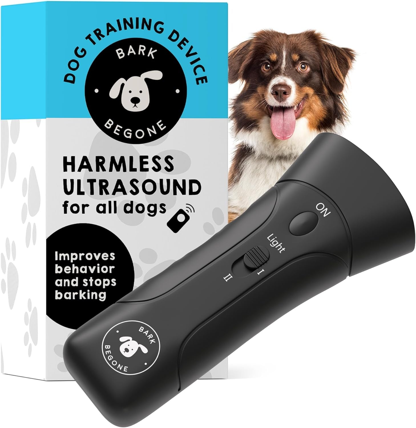 2023 Ultrasonic Dog Bark Deterrent by Kevin Harrington, Stops Barking & Aggression Safely